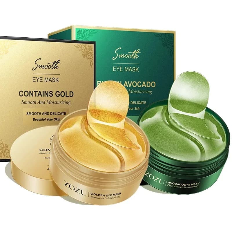 Avocado & Gold Eye Masks – Moisturizing & Firming