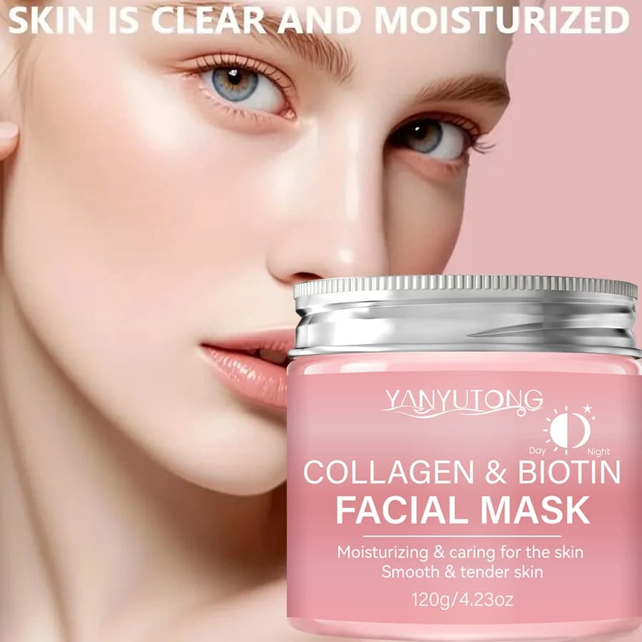 biotin collagen peel mask in a jar — image 4