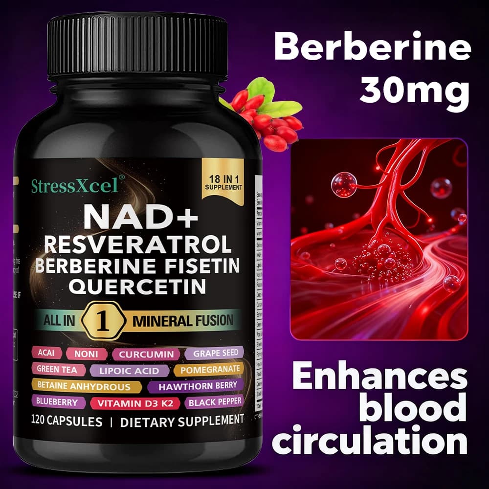 NAD+ and resveratrol vegan softgel bottle — image 3