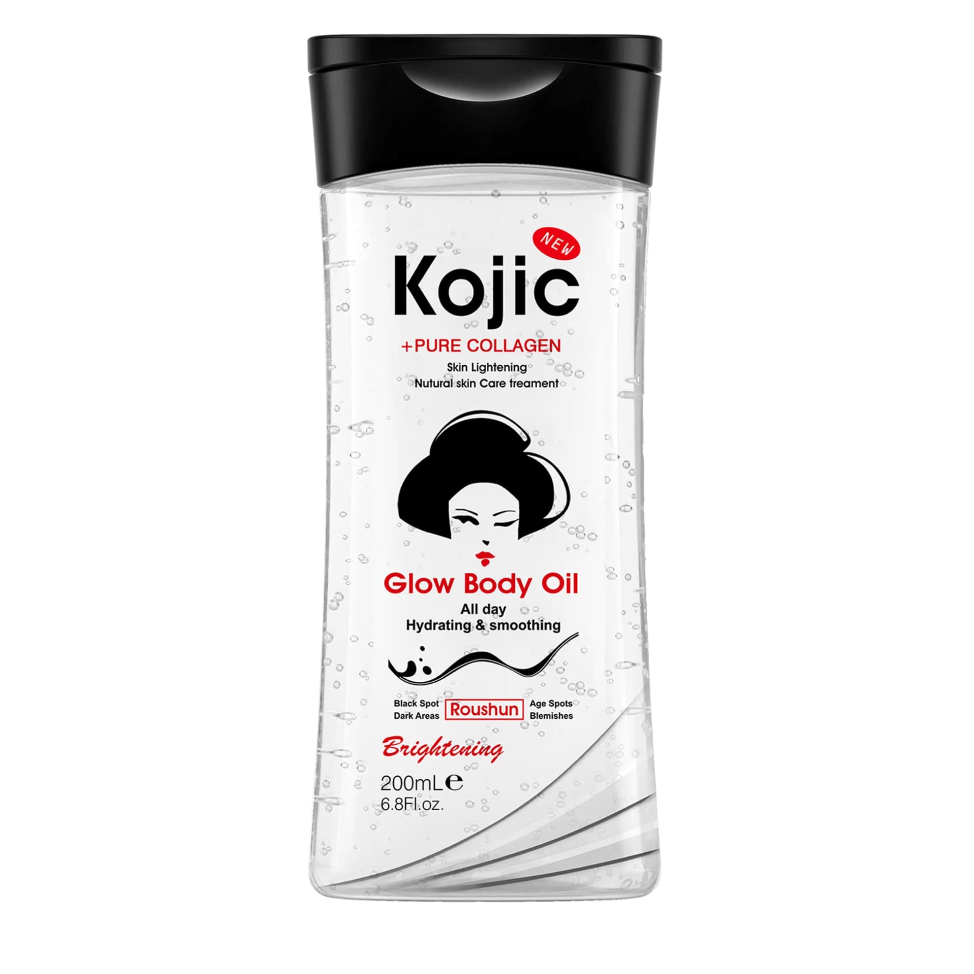 Kojic acid body oil bottle 200ml — image 6