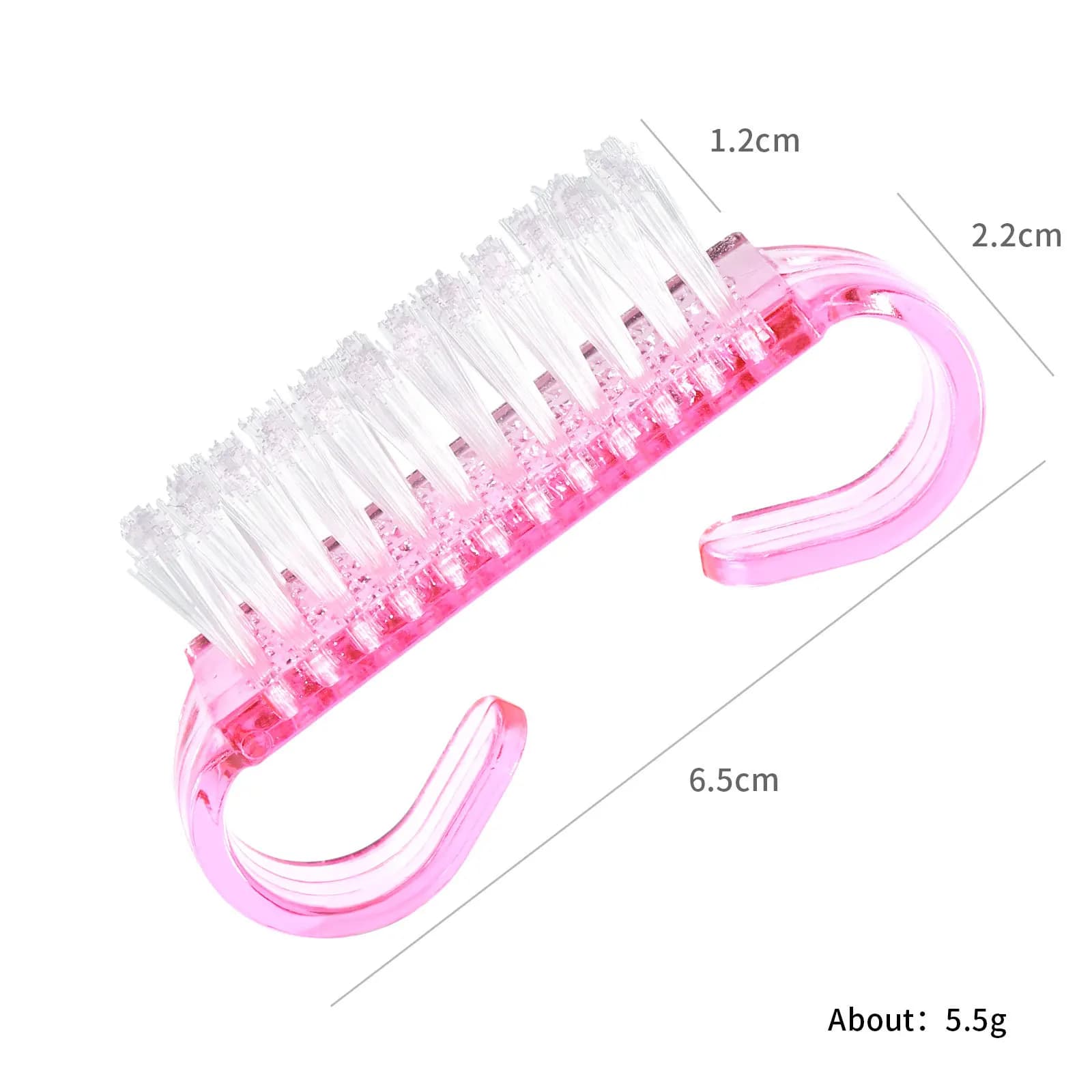 pink acrylic nail brush set of 20 pieces — image 5