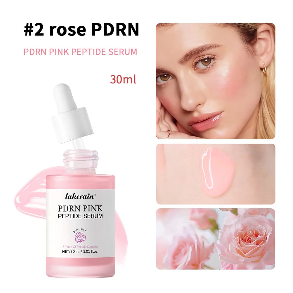 Pink peptide serum bottle with salmon DNA — image 8