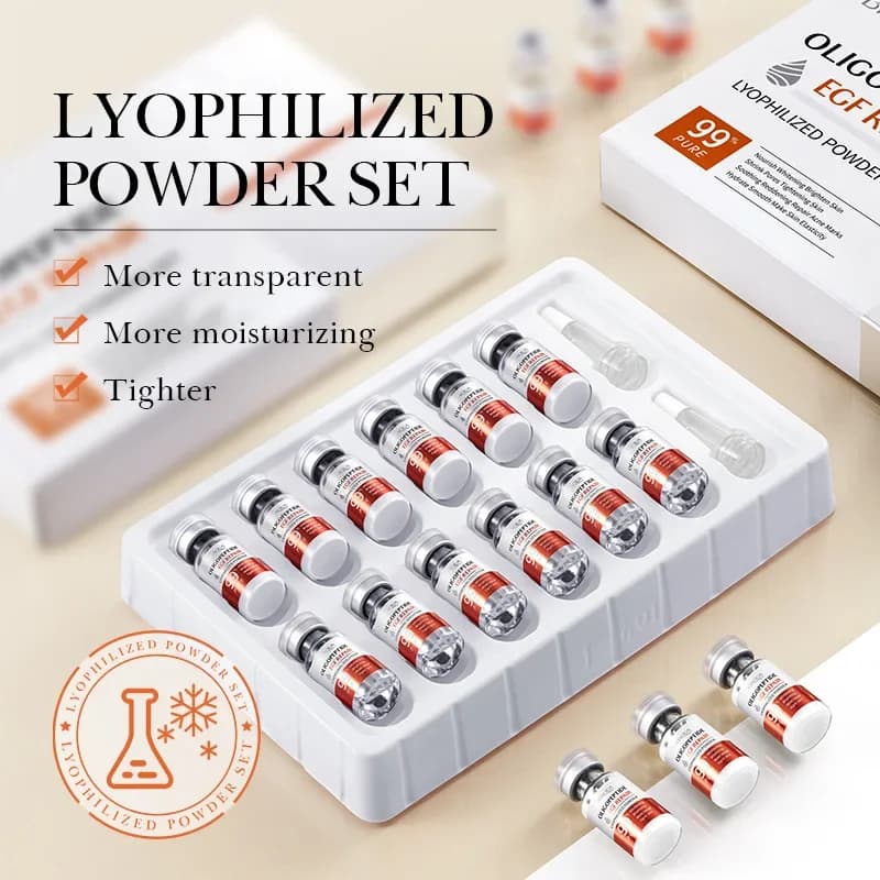freeze-dried oligopeptide skin repair powder set — image 2