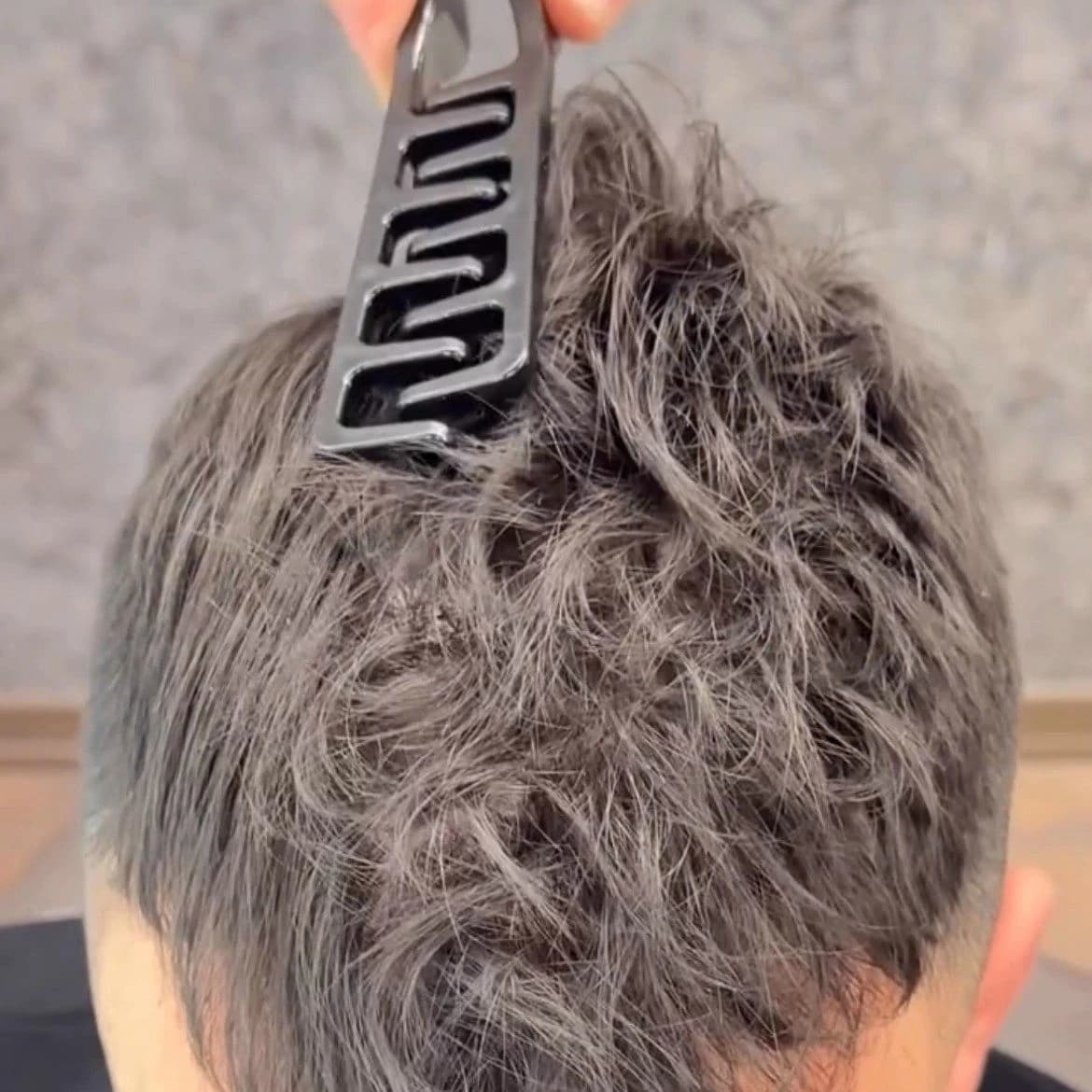 portable plastic styling comb set for men — image 6