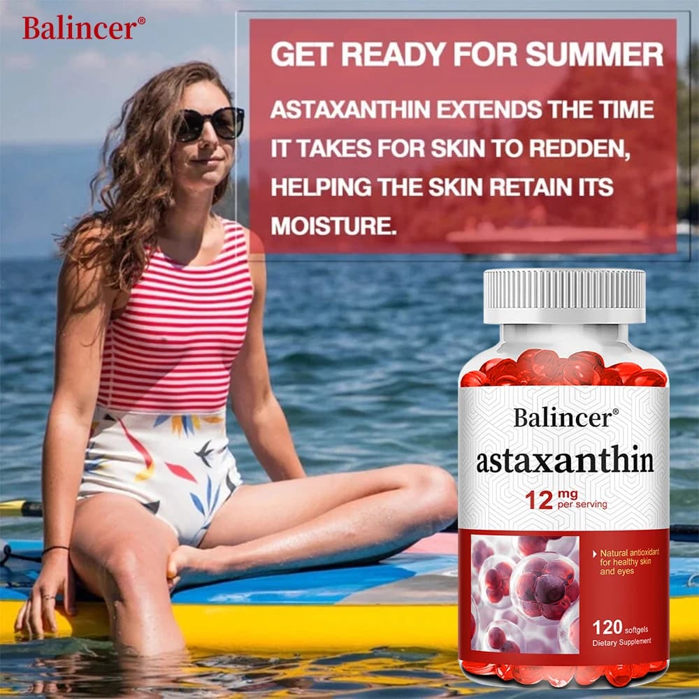 bottle of natural astaxanthin 12 mg capsules — image 5