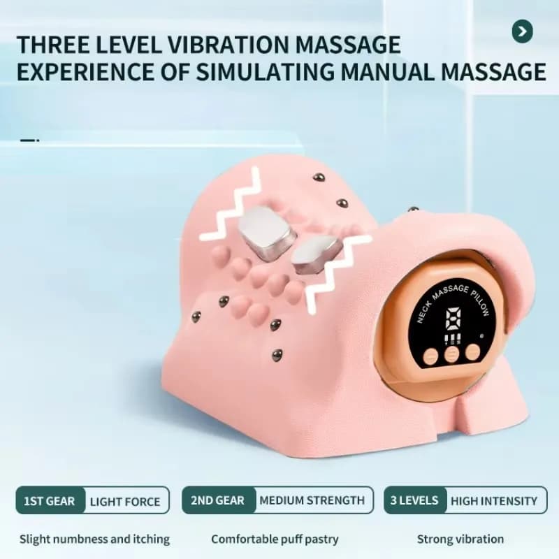 heated EMS cervical traction pillow — image 5