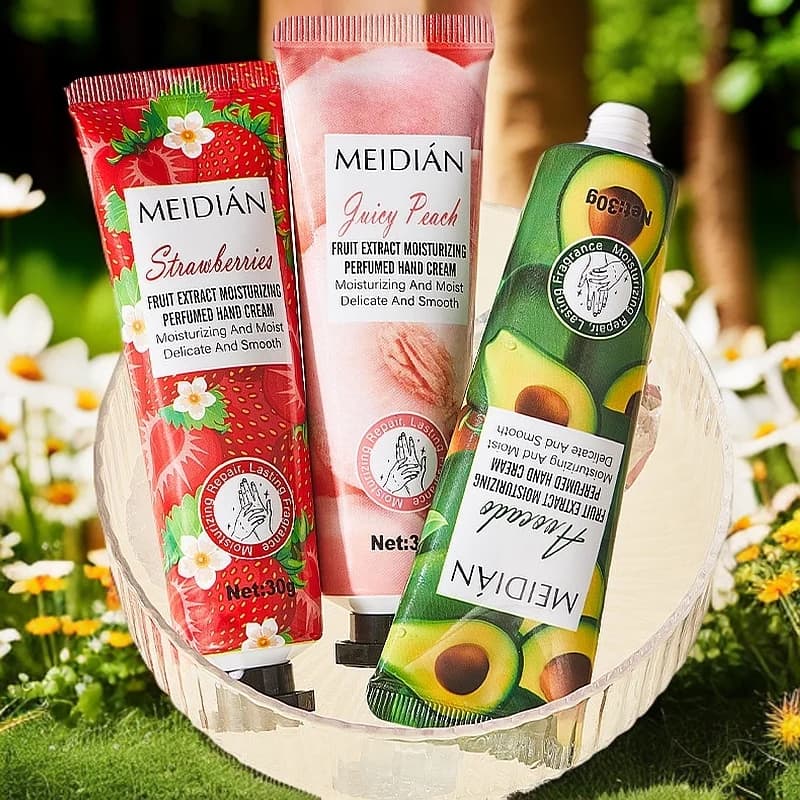 Five-pack fruit scented hand cream tubes — image 4