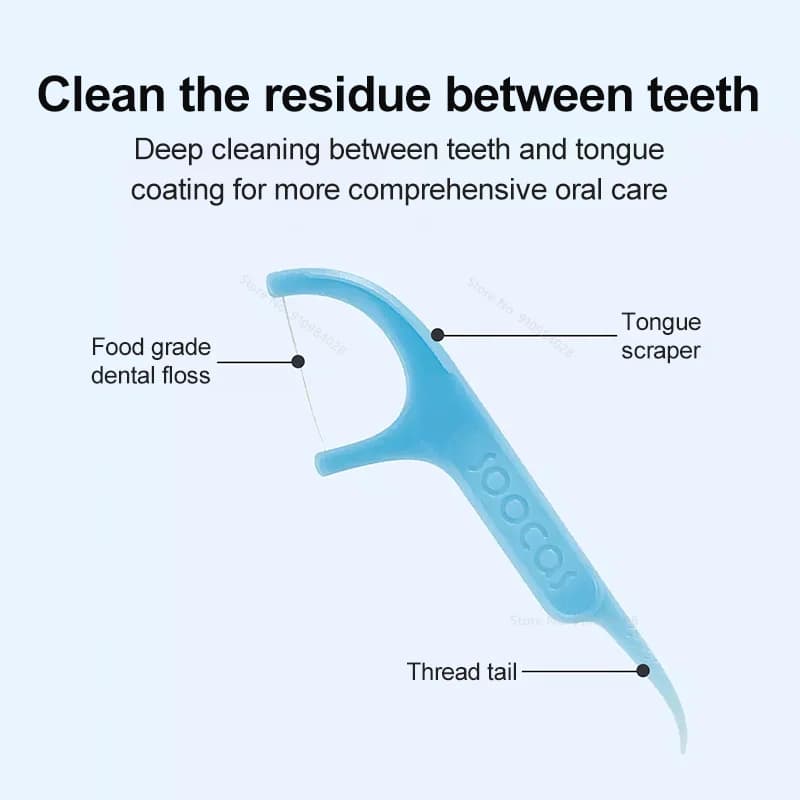 ergonomic food‑grade dental flosser toothpicks — image 5