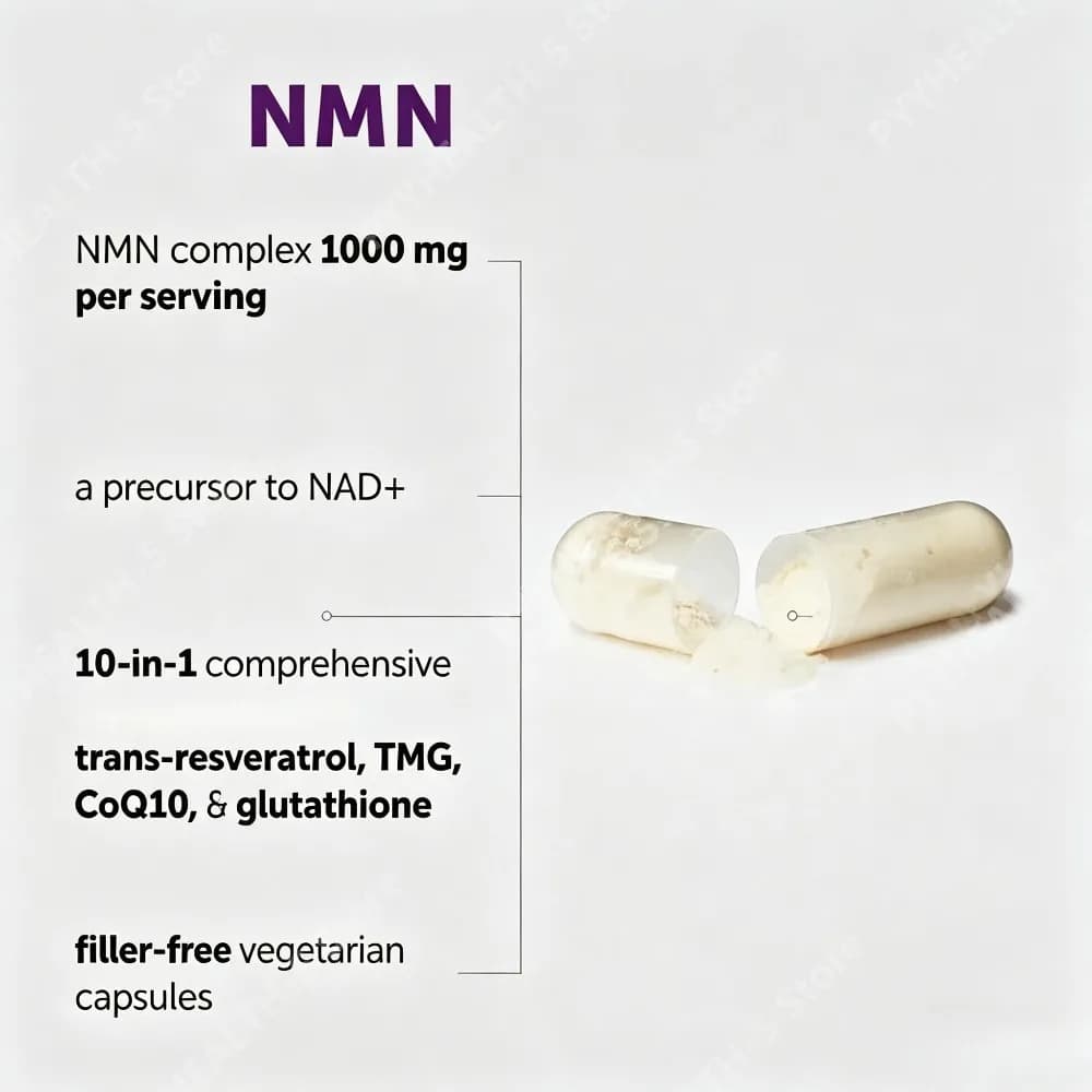 NMN complex capsules with resveratrol and CoQ10 — image 3