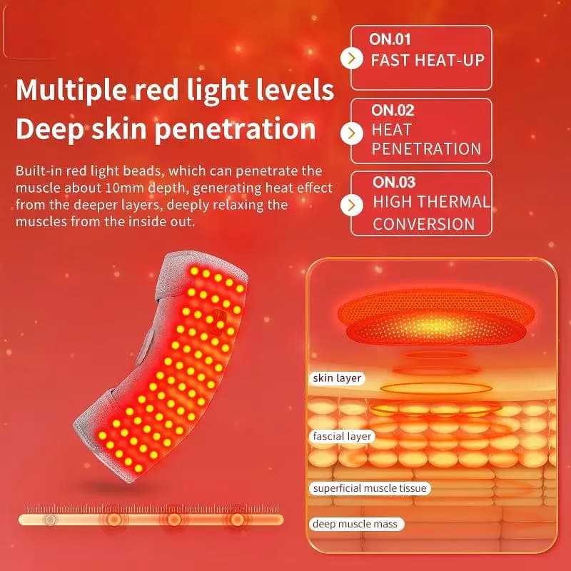 heated red light therapy elbow sleeve — image 5