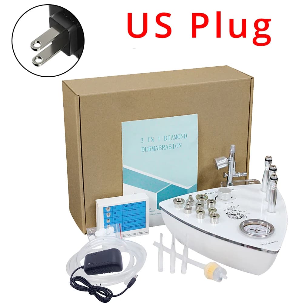 Diamond microdermabrasion facial device with vacuum nozzle — image 7