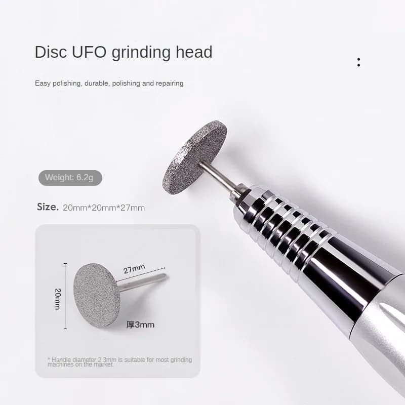 Diamond nail drill bit for callus removal — image 3