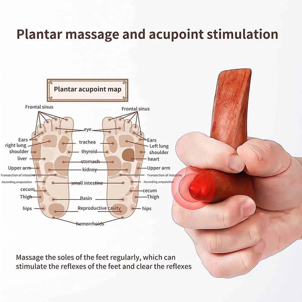 Wooden trigger point Gua Sha massage tool — image 3