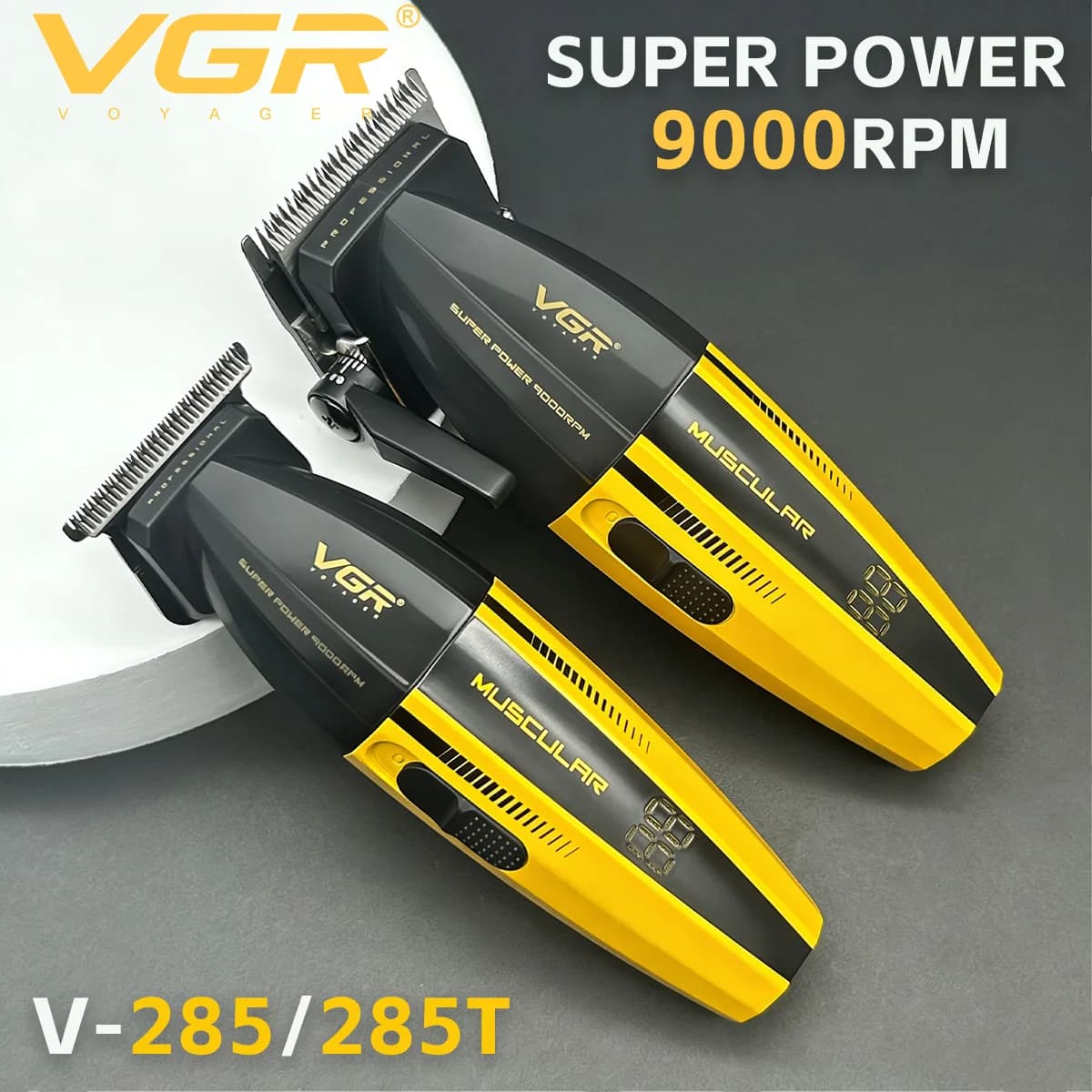 VGR Professional Hair Clipper – Cordless 9000 RPM