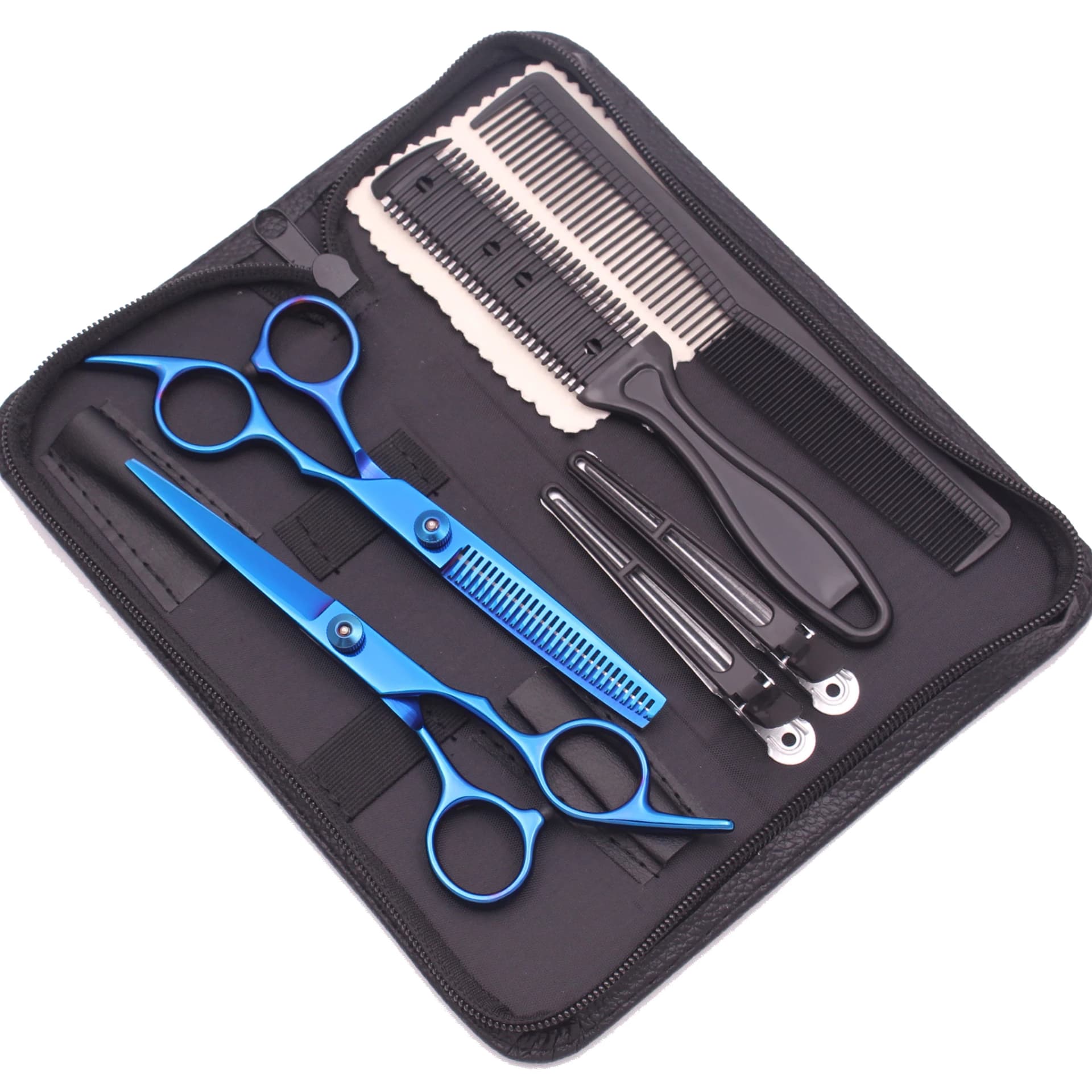 6 inch stainless hairdressing scissors set — image 6