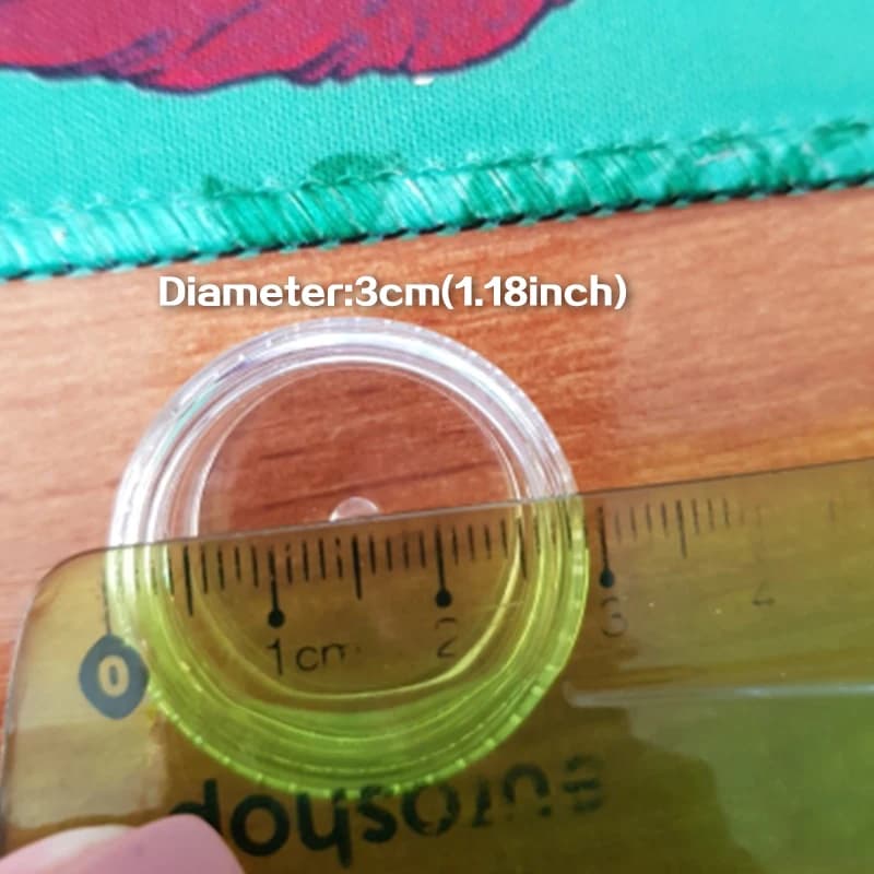 clear 5 g sample cream jar — image 6