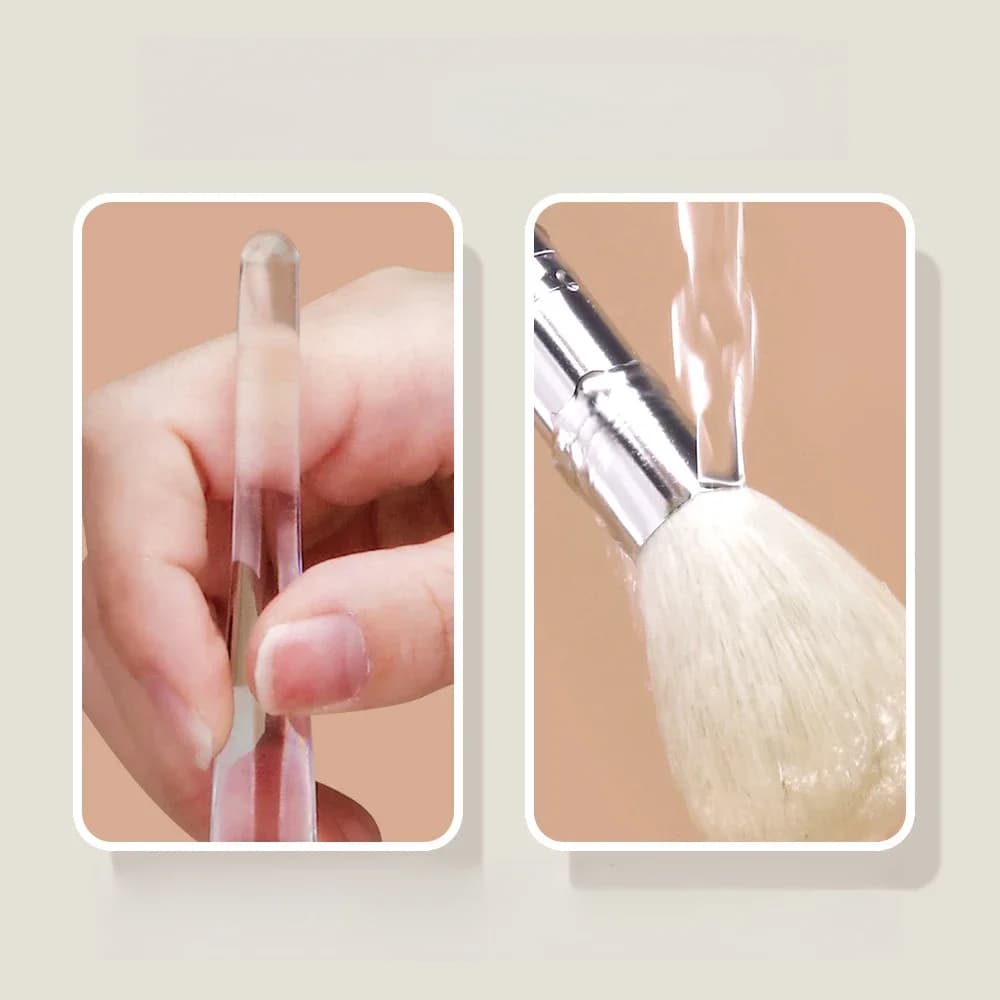 Soft facial cleansing brush with massage fan — image 5