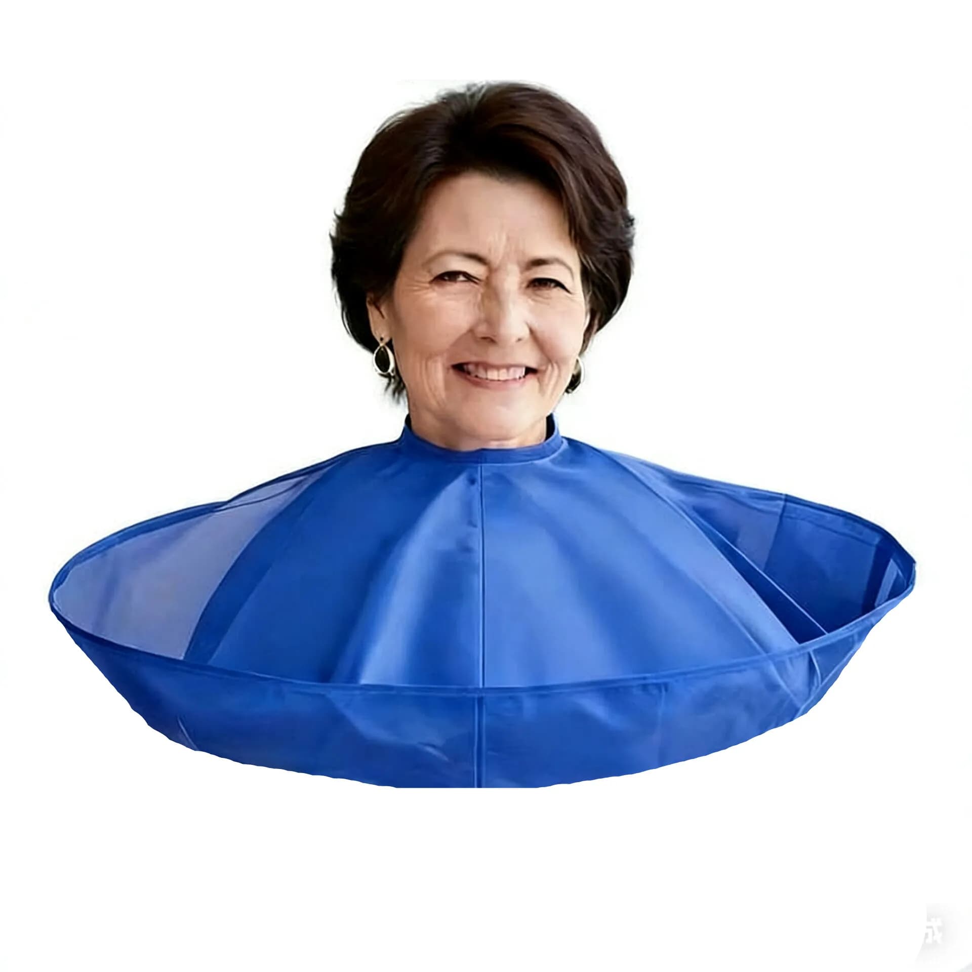 non‑stick hairdressing cloak with adjustable neck wrap — image 8