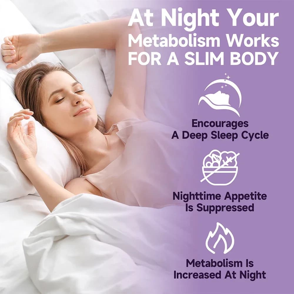 bottle of nighttime fat burner supplement — image 4