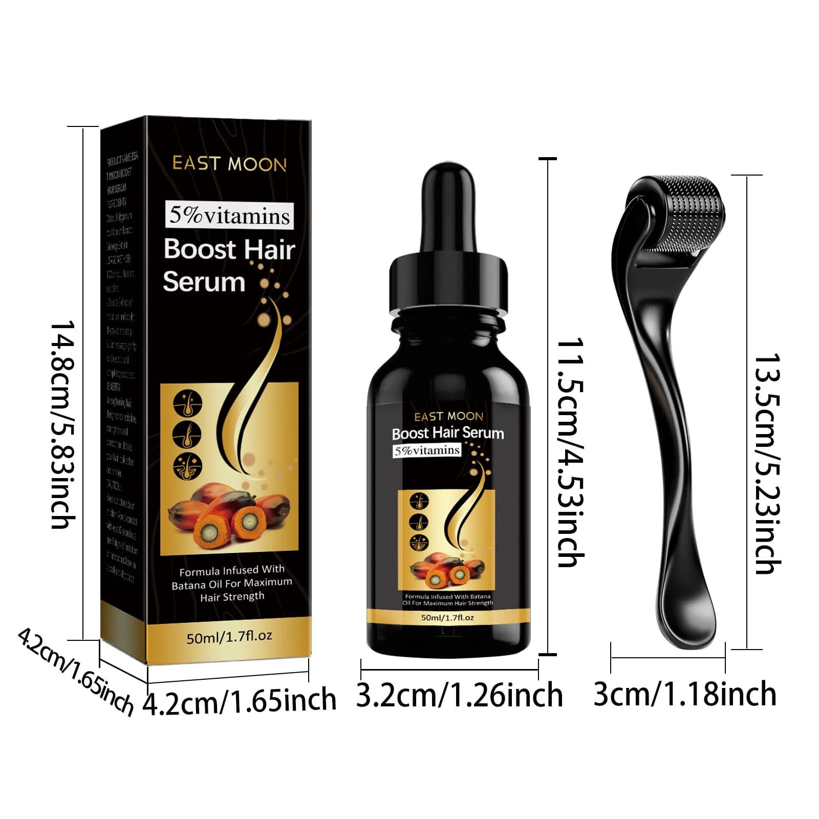 He Shou Wu and ginseng hair essence bottle — image 6