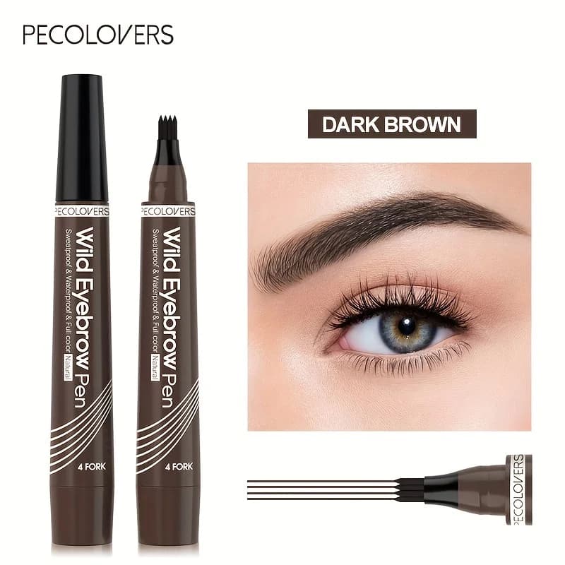 waterproof eyebrow pen with 4-split tip — image 8