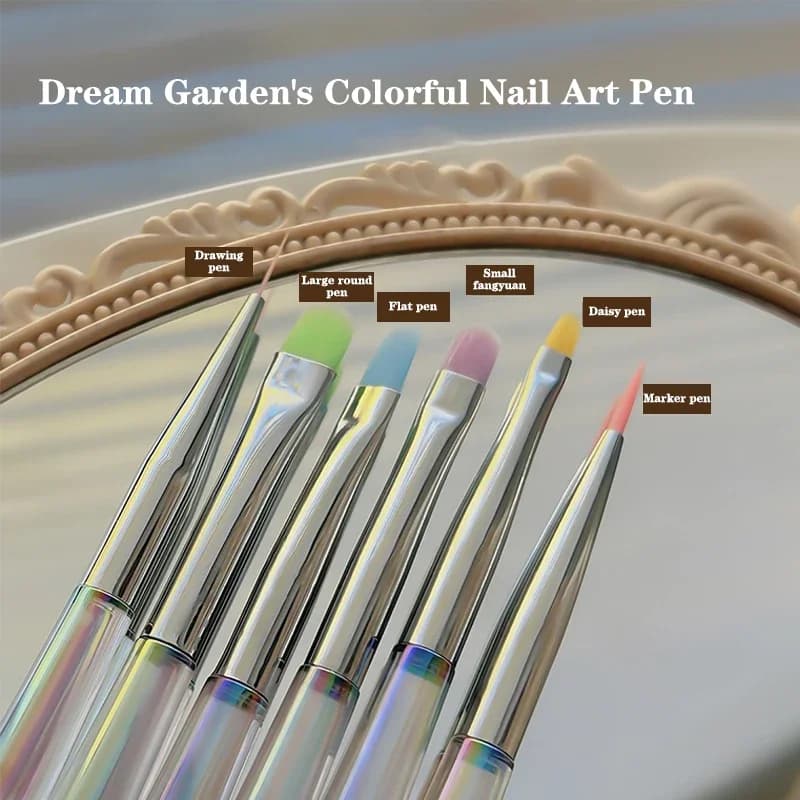 transparent nail art brush pen — image 2