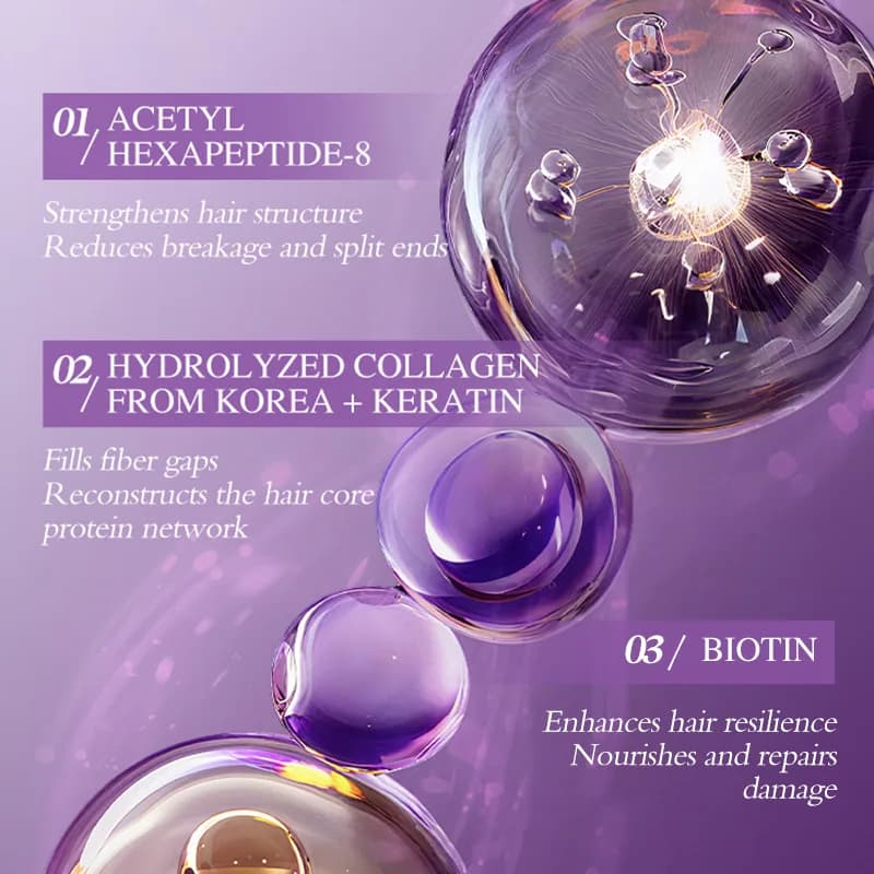 keratin hair mask tube for frizzy hair — image 6