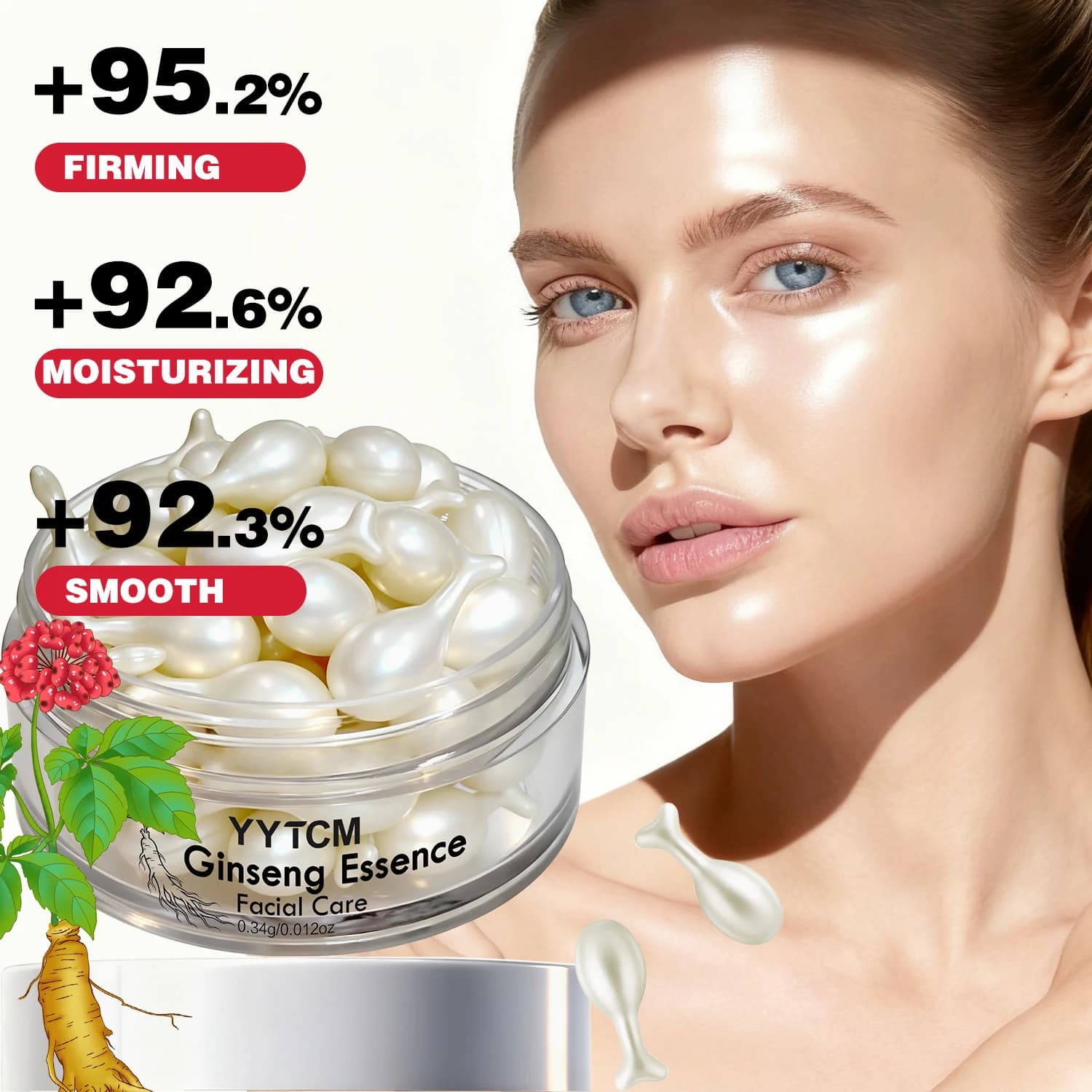 ginseng essence capsules bottle with 30 capsules — image 4