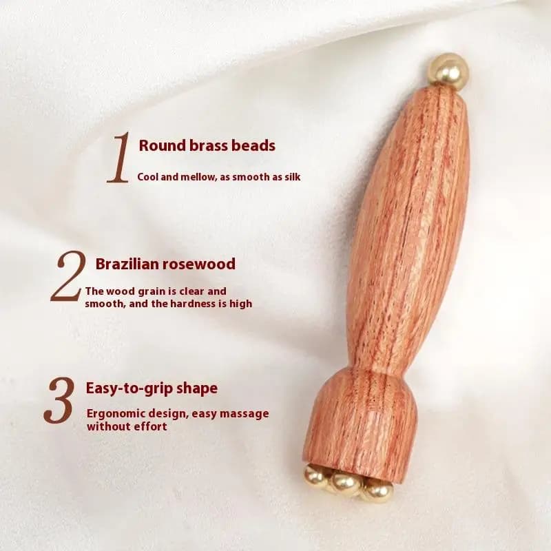 Lotus brass eye massage stick — image 4