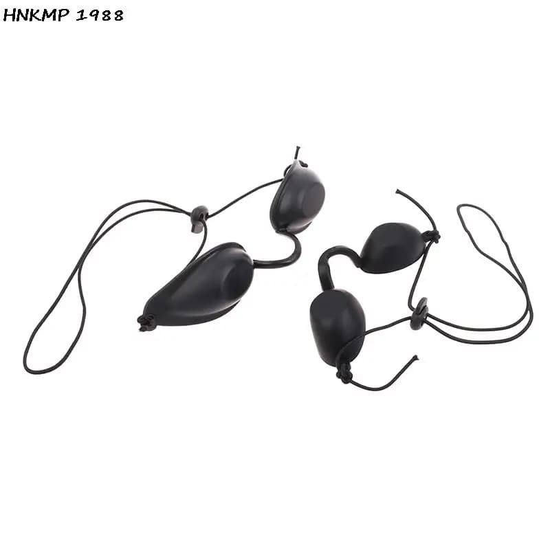 soft red and blue light blocking eye patch goggles — image 5