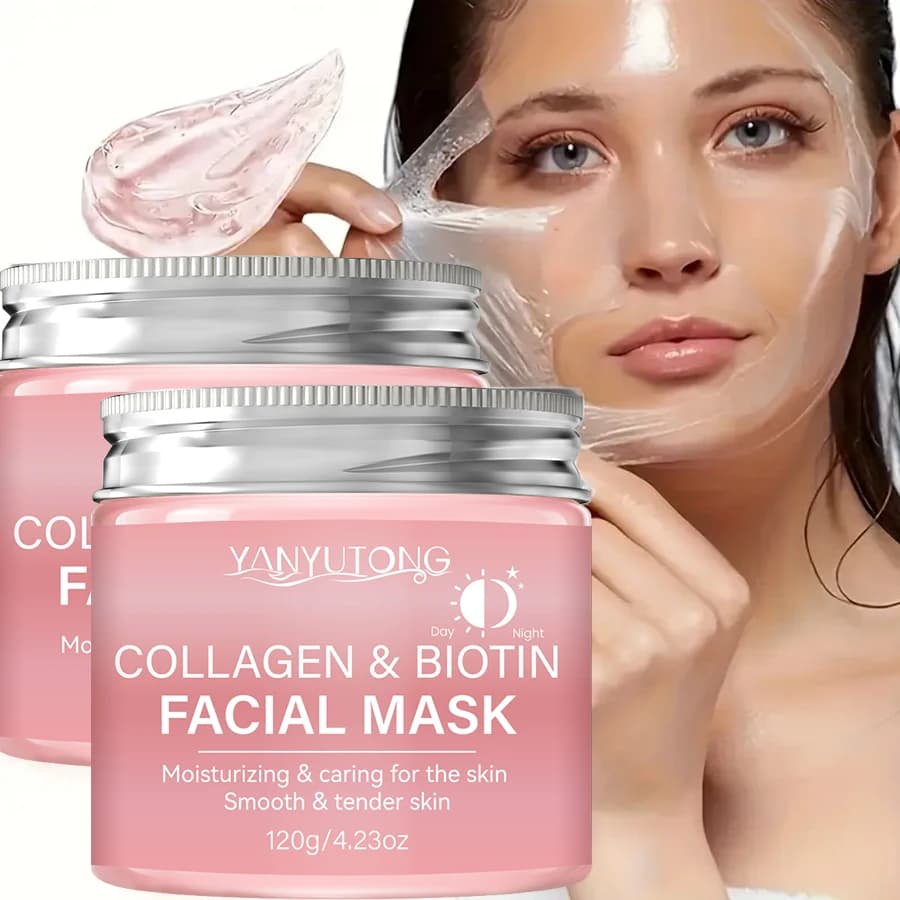 biotin collagen peel mask in a jar — image 8