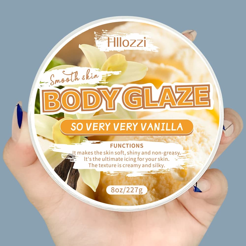 vanilla scented body glaze bottle — image 8