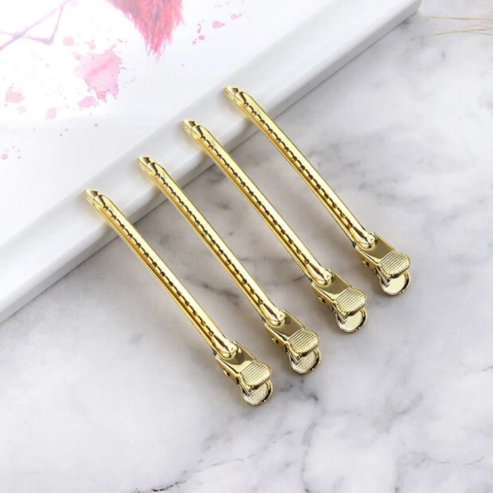 stainless steel hair sectioning clips — image 2