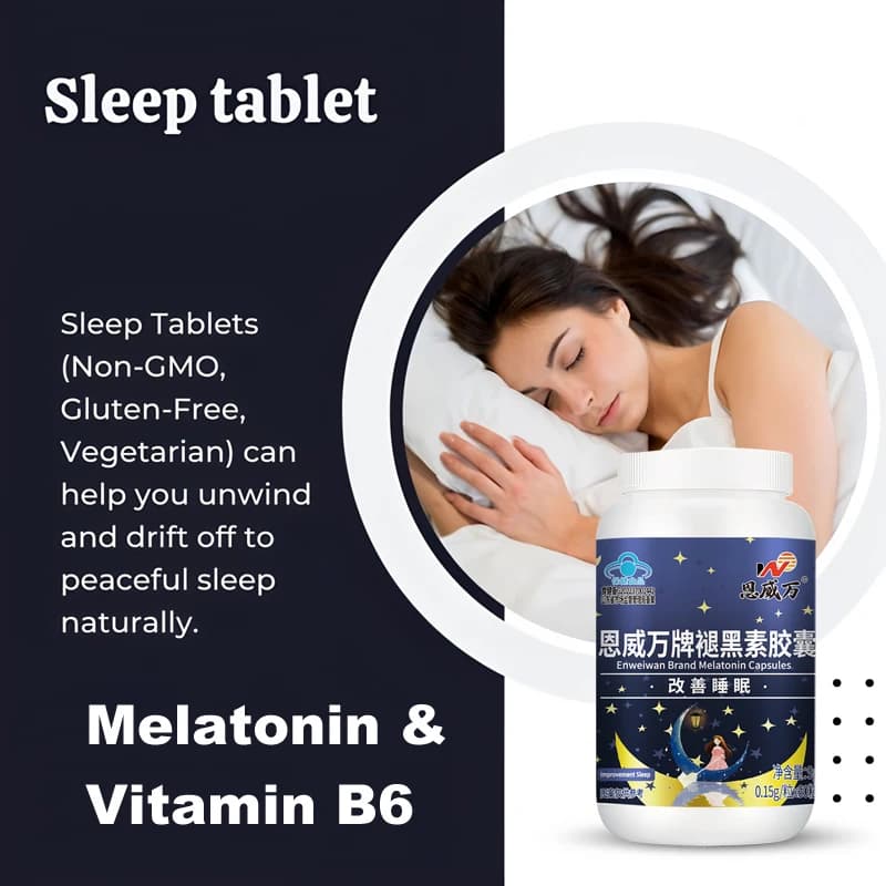 Melatonin & Vitamin B6 Sleep Support Supplement