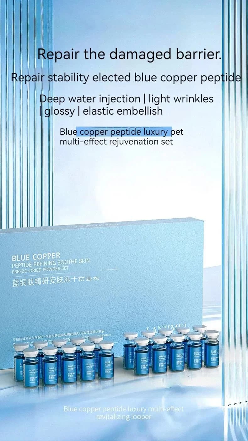 blue copper peptide freeze‑dried powder sachets — image 6