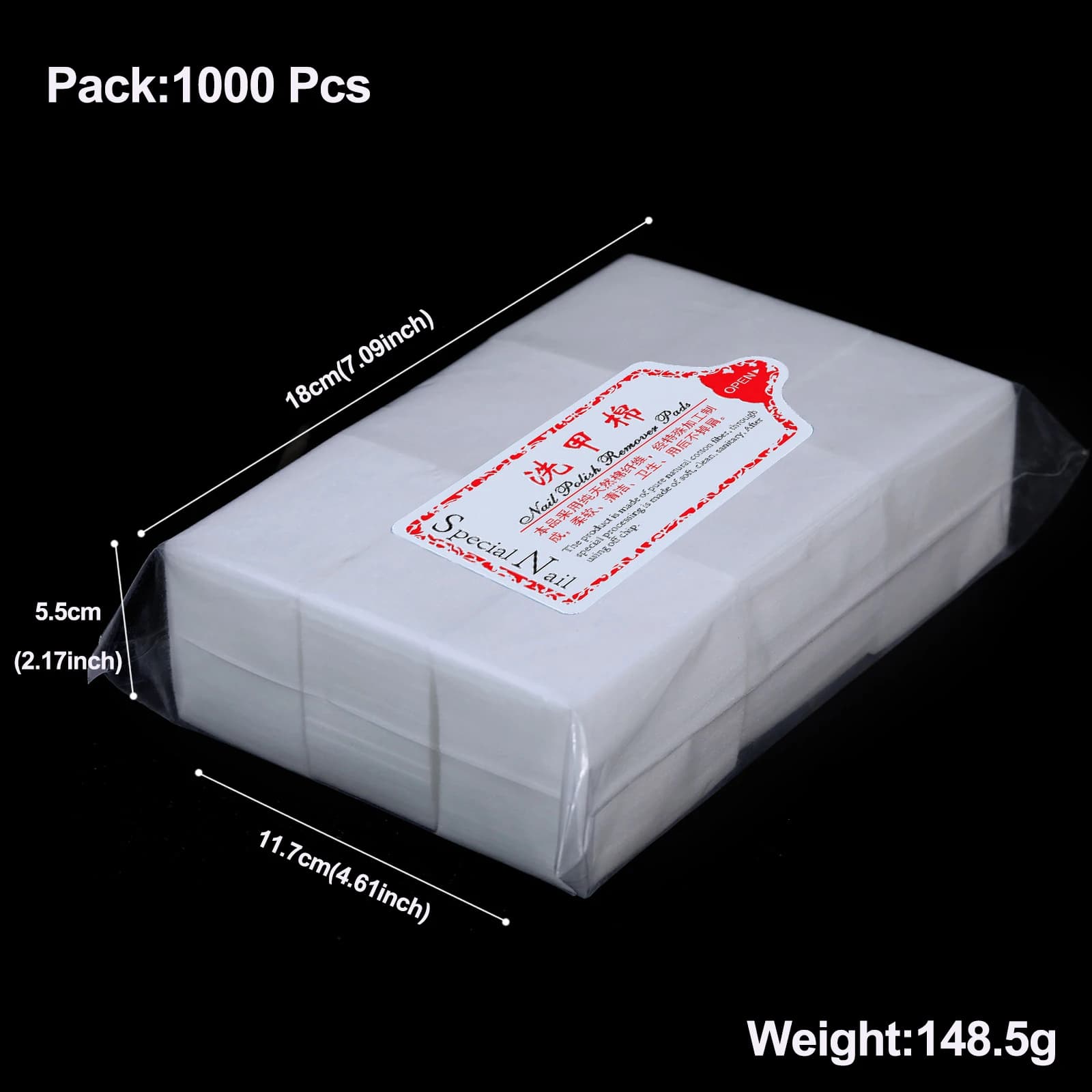soft lint-free non-woven nail wipes — image 8