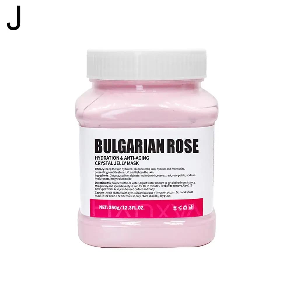 Gold crystal jelly mask powder in a white jar — image 7