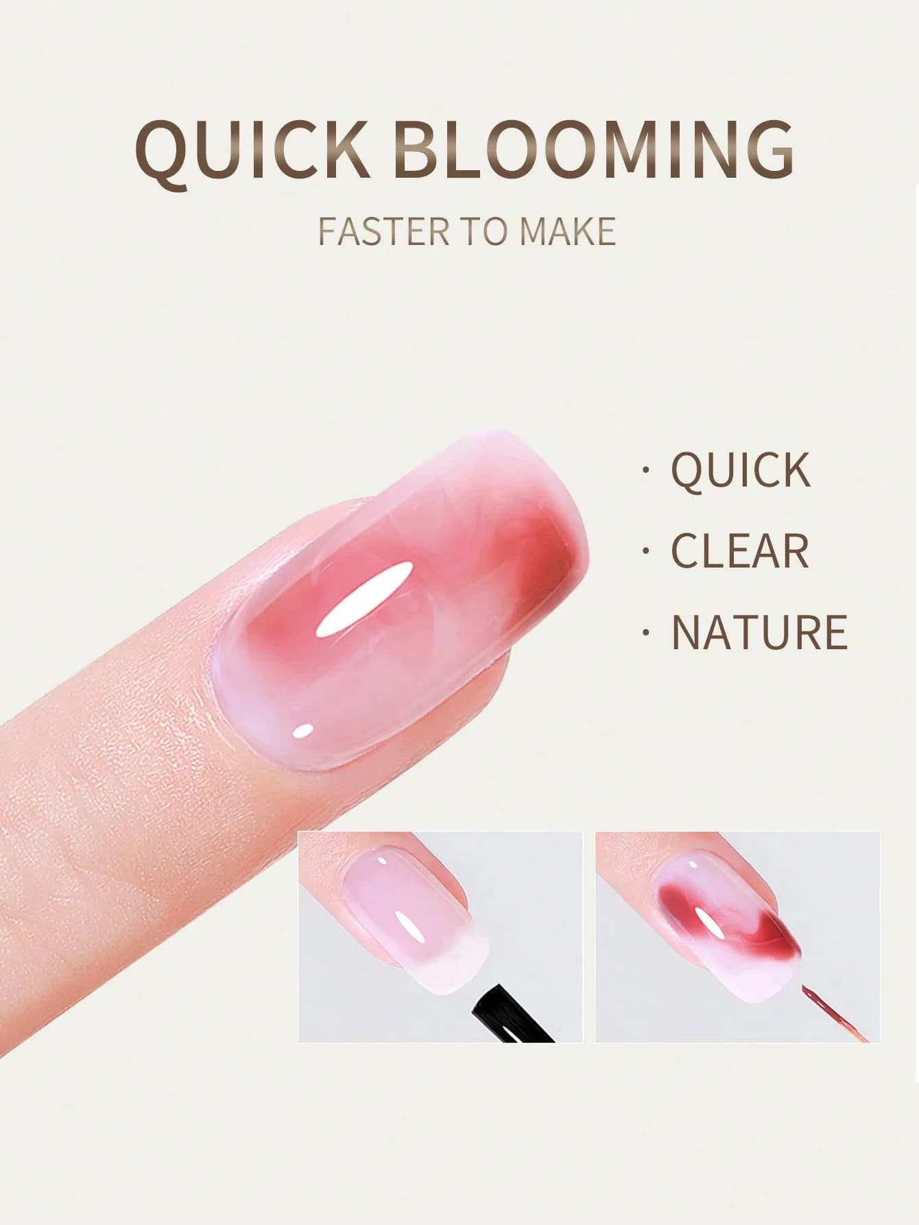 15 ml Blooming Glue UV/LED soak‑off top coat gel — image 3