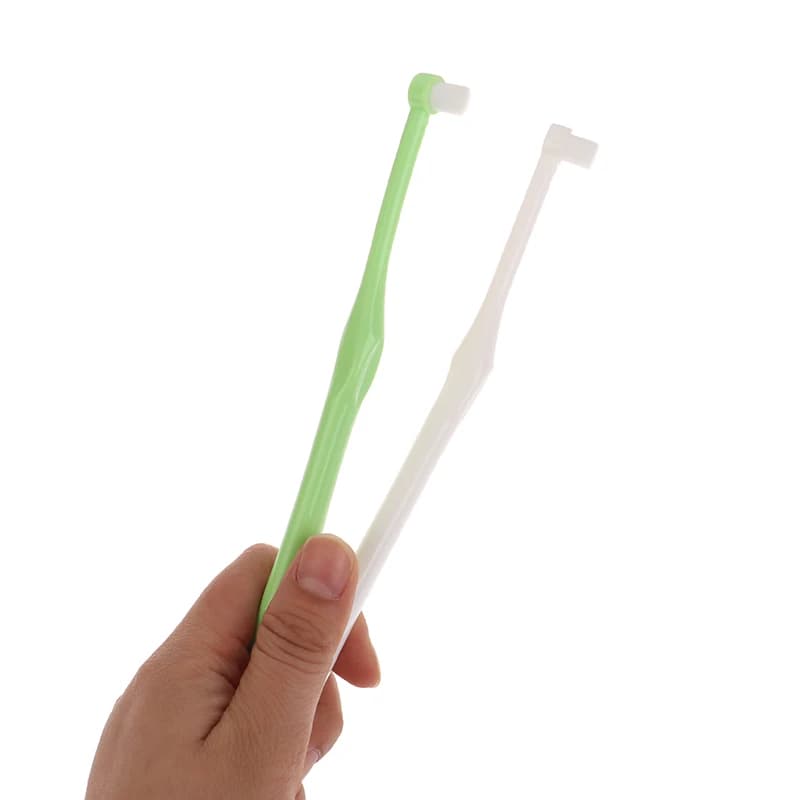 soft single-beam interdental brush for orthodontic cleaning — image 5