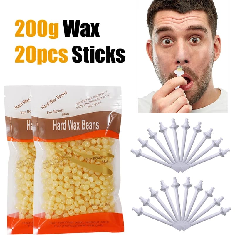 Nose wax kit with wax and applicators — image 8