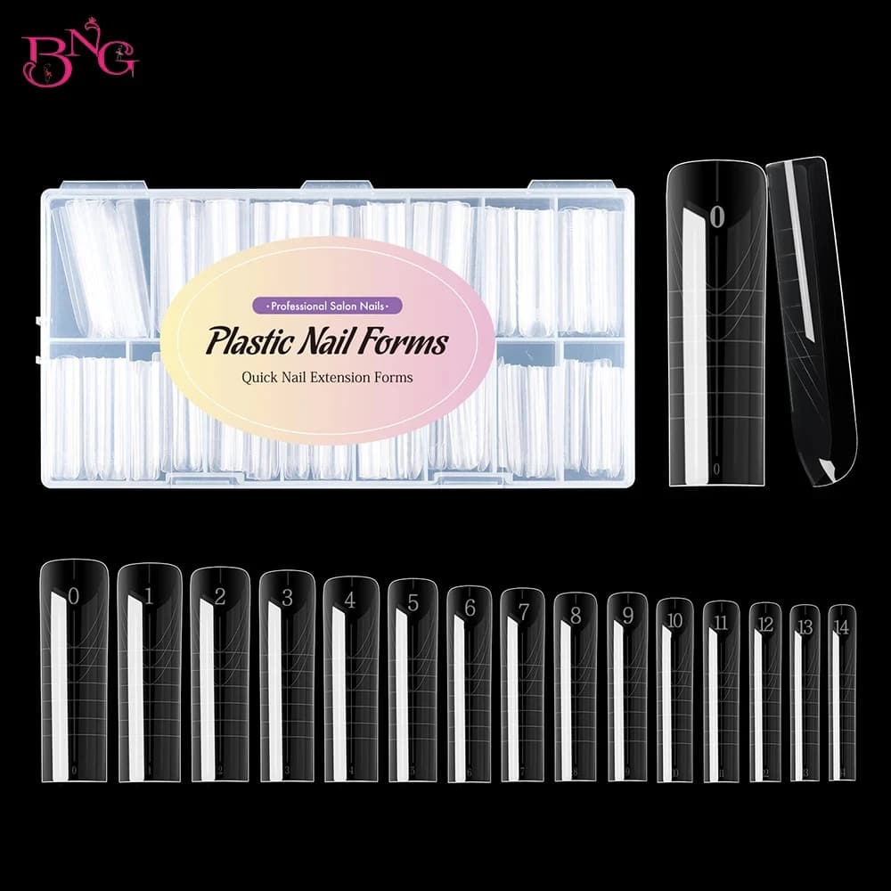 dual nail forms for gel extensions — image 1