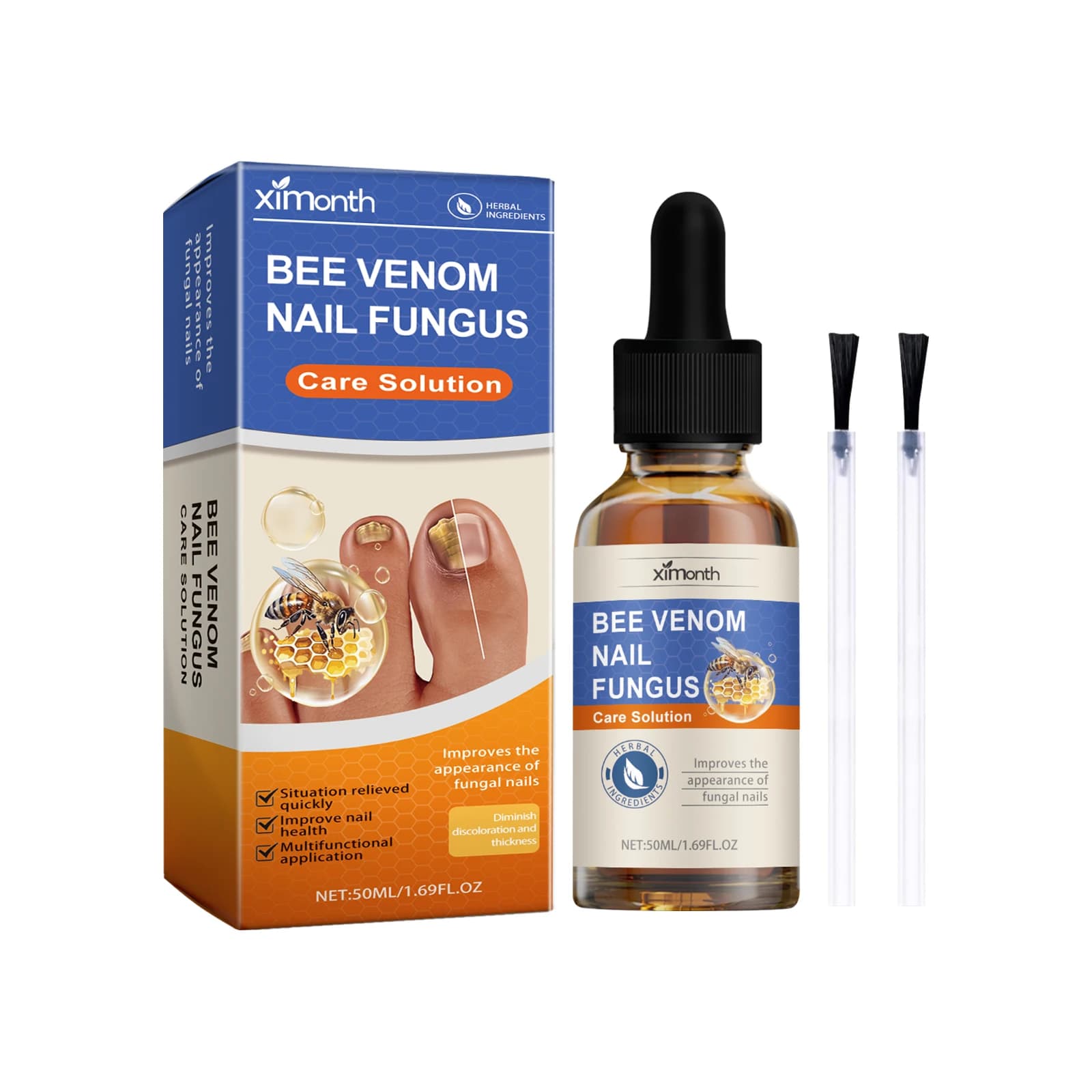 bottle of nail fungus care solution — image 8