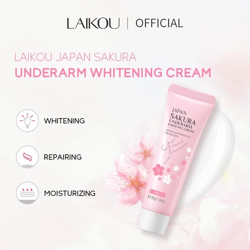 Sakura underarm and body cream tube — image 5