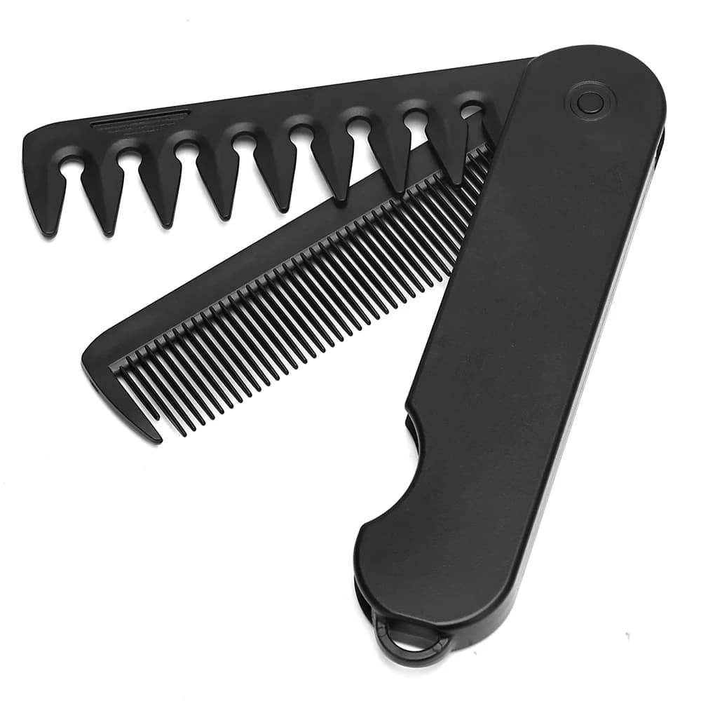 folding wide-tooth comb for hair clippers — image 4