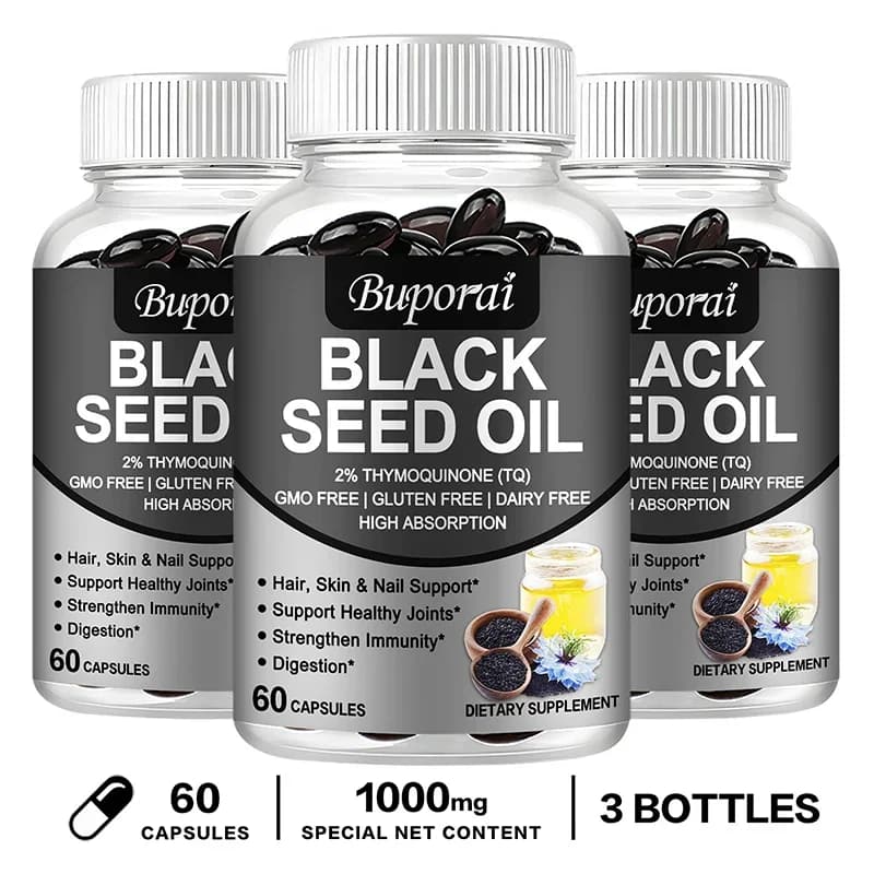 bottle of black seed oil — image 7
