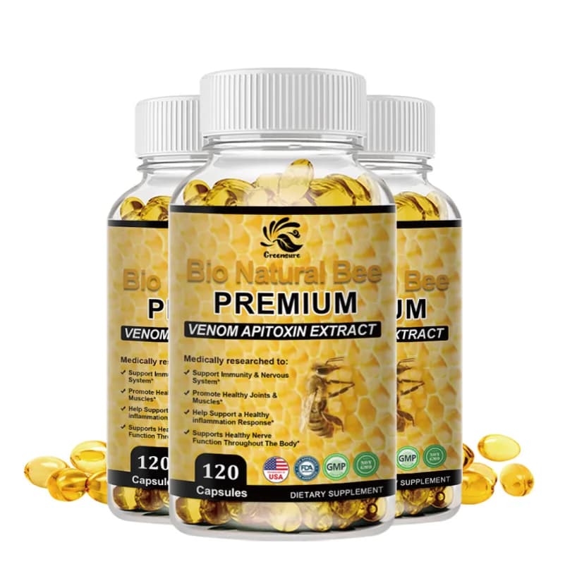 bee venom capsules bottle — image 8