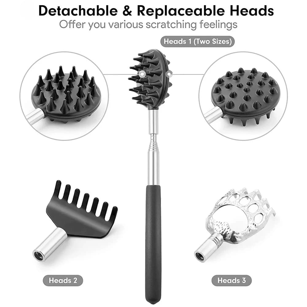 telescopic extendable back scratcher tool — image 2