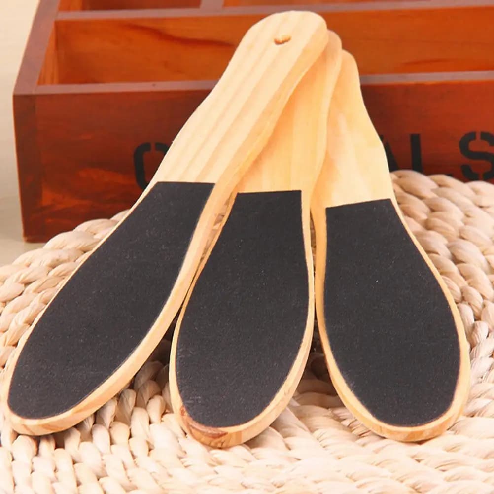 double-sided wooden foot file for callus removal — image 7