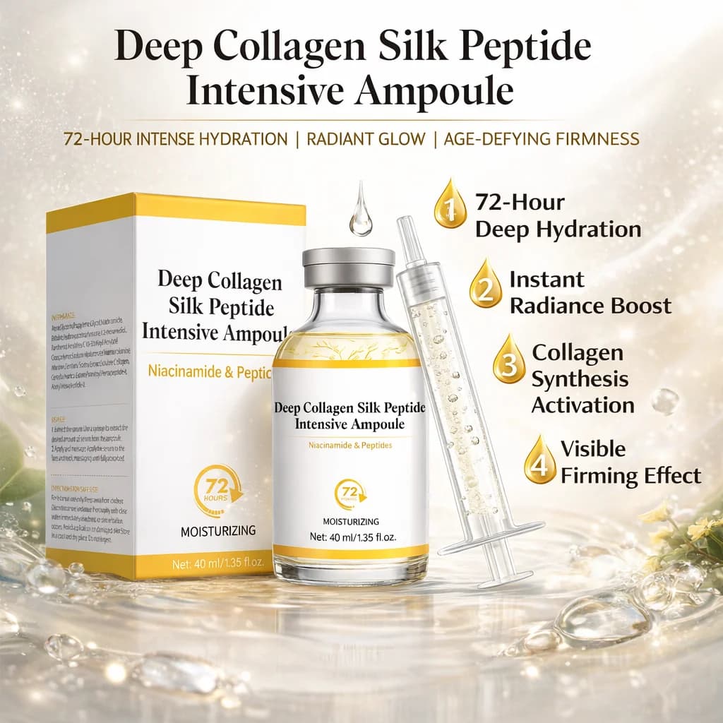 bottle of deep collagen silk peptide face lift serum — image 2