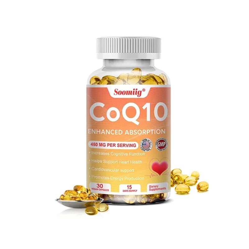 bottle of coenzyme q10 450 mg capsules — image 7